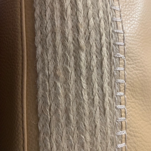 New The Sak Corn Yellow Leather Tote Bag Pocketbook Carryall - Picture 4 of 16